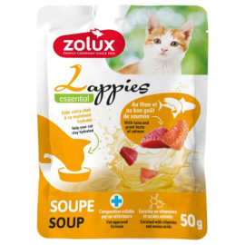 Zolux Lappies Przysmak dla kota - zupa z tuńczykiem i łososiem 50g