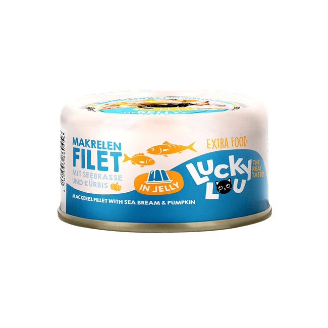 Lucky Lou Extrafood Makrela i dorada w galaretce puszka 70g
