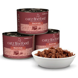 Catz Finefood Classic Senior N.07 Wołowina i cielęcina puszka 200g