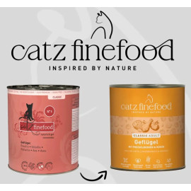 Catz Finefood Classic Drób (N.03)  puszka 800g