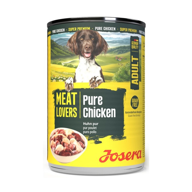 Josera Pies Meat Lovers Pure Kurczak puszka 400g