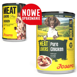Josera Pies Meat Lovers Pure Kurczak puszka 400g