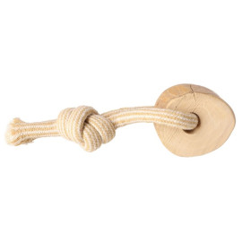 Dingo Psia-Kawka Gryzak z drewna kawowego sznur 1 węzeł 15cm