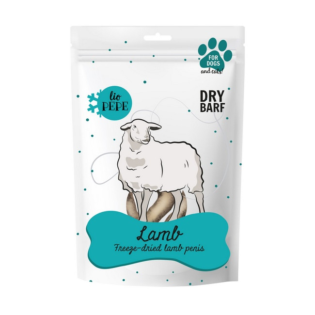 Paka Zwierzaka Lio PEPE Przysmak liofilizowany Lamb (penis jagnięcy) 60g