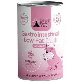 Paka Zwierzaka PEPE VET Gastrointestinal Low Fat Duck puszka 400g