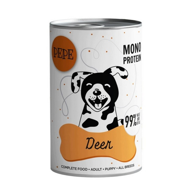 Paka Zwierzaka PEPE Deer (jeleń) puszka 400g