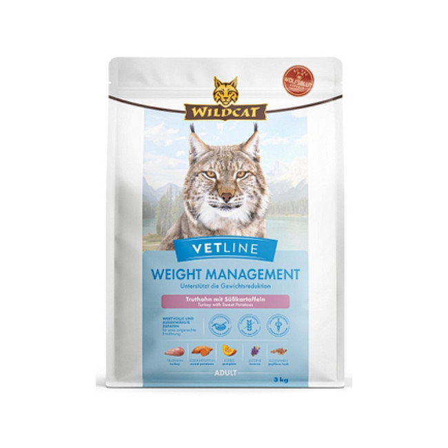 Wildcat VetLine Weight Management Indyk 3kg