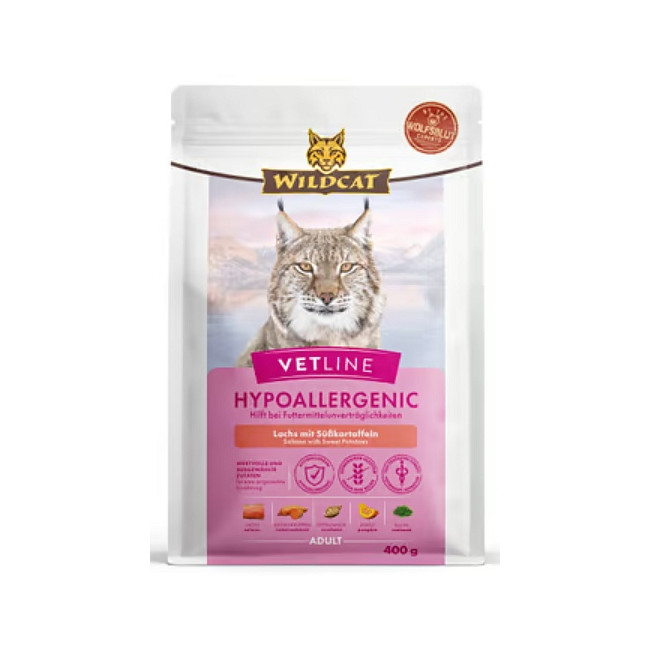 Wildcat VetLine Hypoallergenic Łosoś 400g