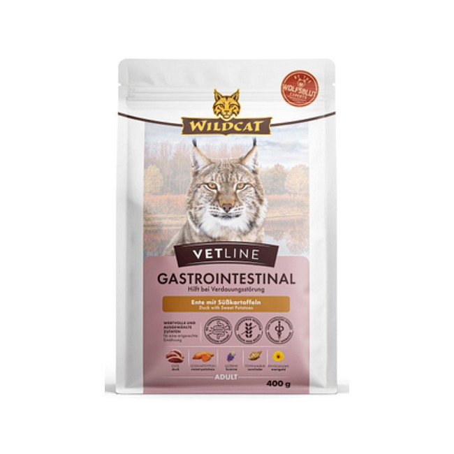 Wildcat VetLine Gastrointestinal Kaczka 400g