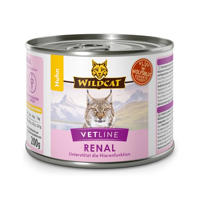 Wildcat VetLine Renal Kurczak puszka 200g