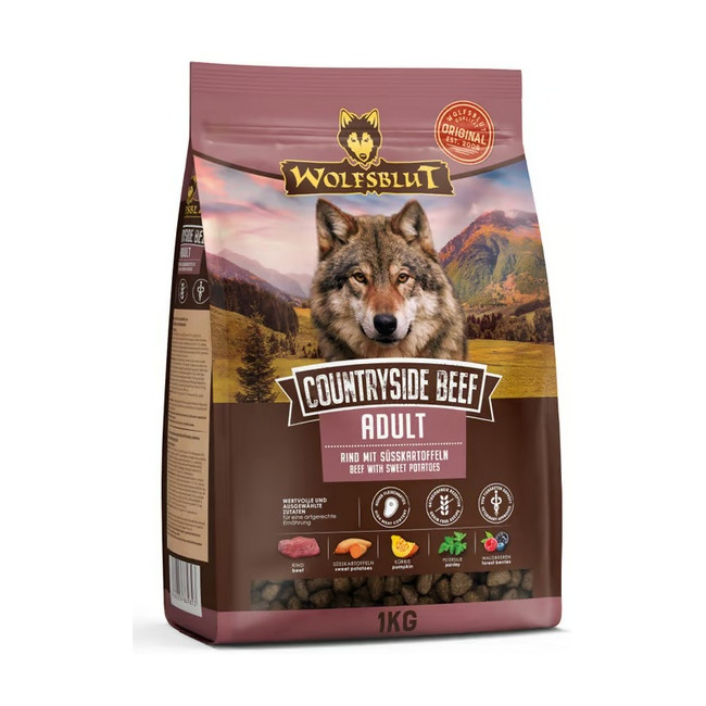 Wolfsblut Dog Countryside Beef - wołowina i bataty 1kg