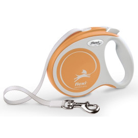 Flexi New Comfort Plus Smycz taśma S 5m jasnożółta