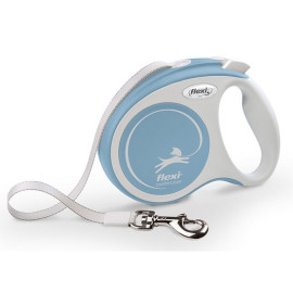Flexi New Comfort Plus Smycz taśma XS 3m jasnoniebieski
