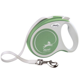 Flexi New Comfort Plus Smycz taśma XS 3m jasnozielona