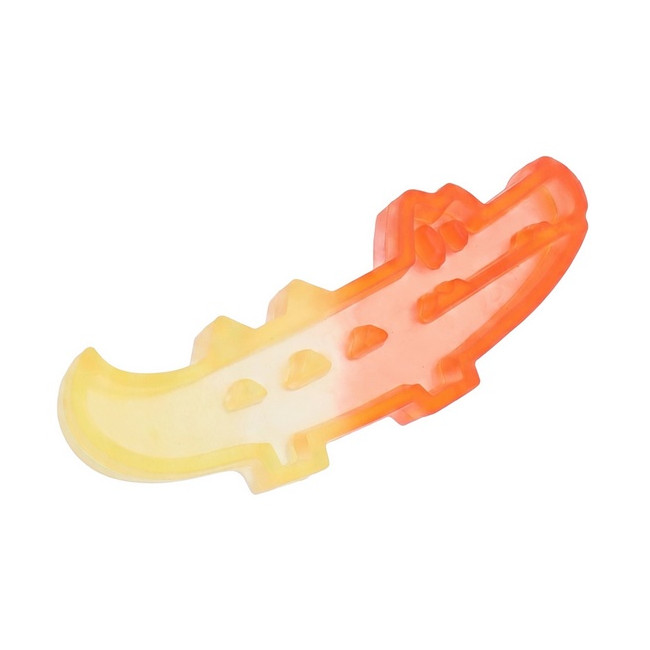 Zolux Zabawka gryzak TPR Gummies Krokodyl 14cm