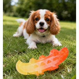 Zolux Zabawka gryzak TPR Gummies Krokodyl 14cm