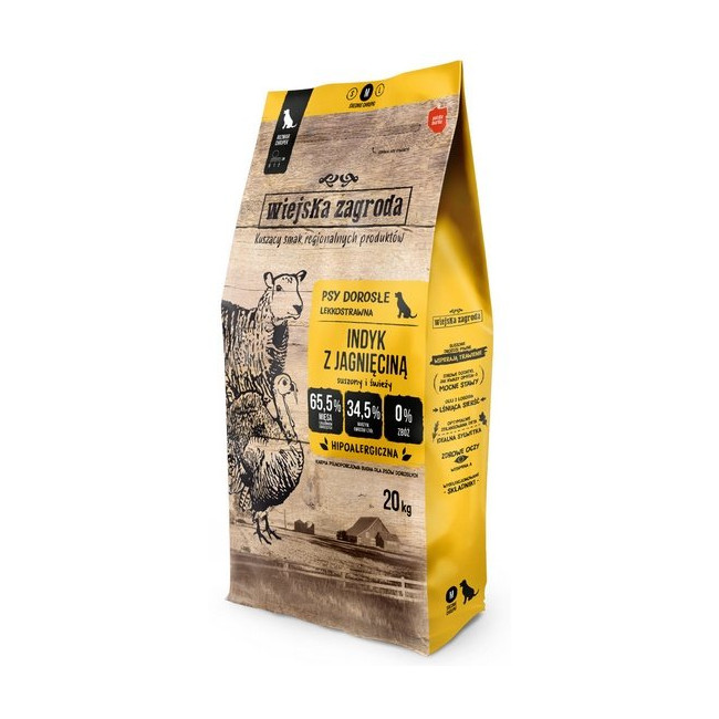 Wiejska Zagroda Indyk z jagnięciną 20kg