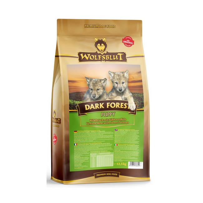 Wolfsblut Dog Puppy Dark Forest - dziczyzna i bataty 12,5kg