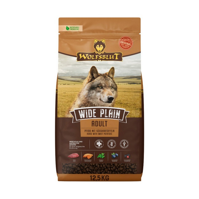 Wolfsblut Dog Wide Plain - konina i bataty 12,5kg