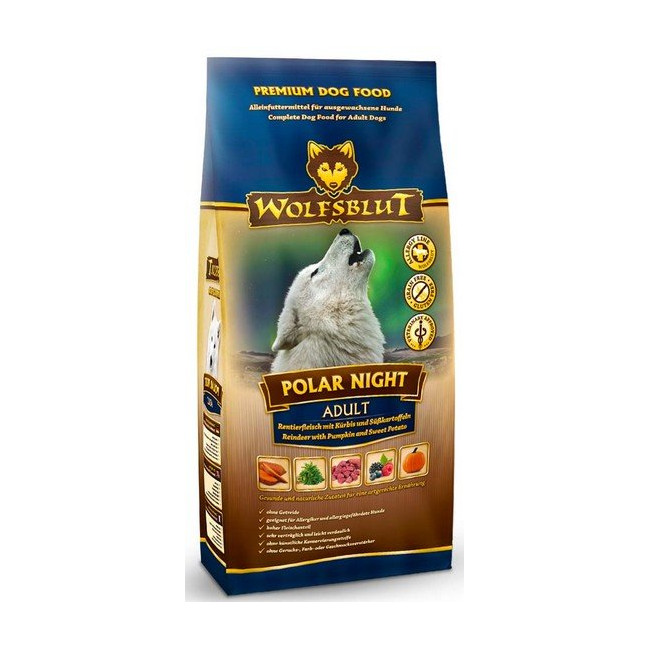 Wolfsblut Dog Polar Night - renifer i bataty 12,5kg
