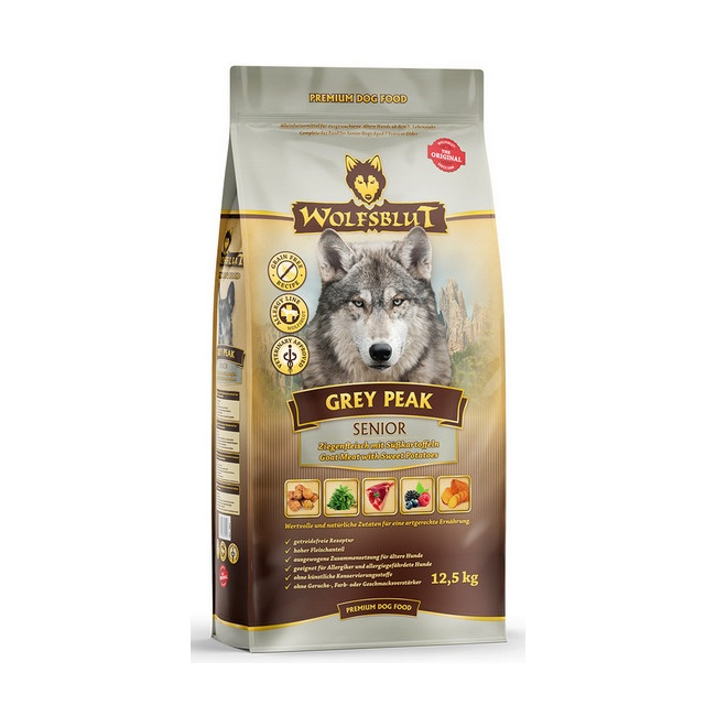 Wolfsblut Dog Grey Peak Senior - koza i bataty 12,5kg