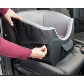 Trixie Siedzisko samochodowe dla psa 41x39x42cm czarno-szare [TX-13176]