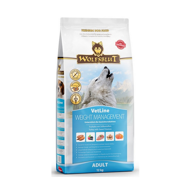 Wolfsblut Dog VetLine Weight Management - indyk i bataty 12kg