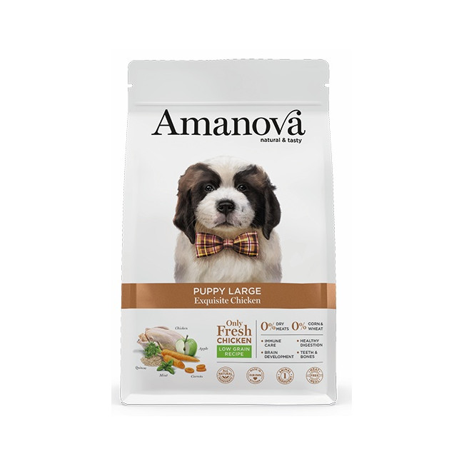 Amanova Dog Puppy Large Exquisite Chicken - kurczak 12kg