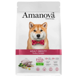 Amanova Dog Adult Obesity Turkey Delight - indyk 10kg