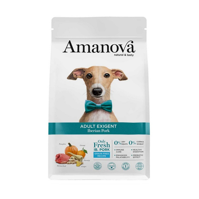 Amanova Dog Adult Exigent Iberian Pork - wieprzowina 10kg