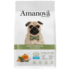 Amanova Dog Puppy Digestive Divine Rabbit - królik 7kg