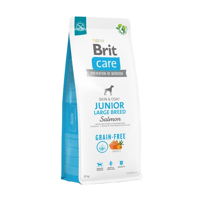 Brit Care Grain Free Junior Large Breed Salmon 12kg