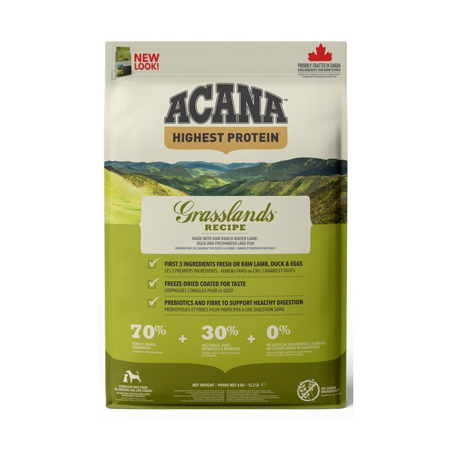 Acana Highest Protein Grasslands Dog 6kg