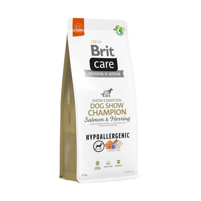 Brit Care Hypoallergenic Dog Show Champion Salmon & Herring 12kg