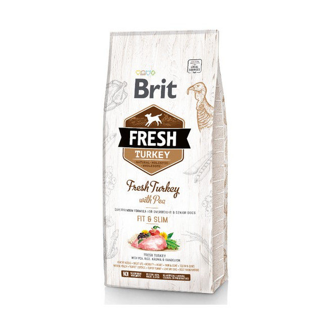 Brit Fresh Dog Adult Light Turkey & Pea 12kg