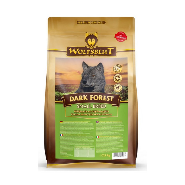 Wolfsblut Dog Dark Forest Small - dziczyzna i bataty 7,5kg