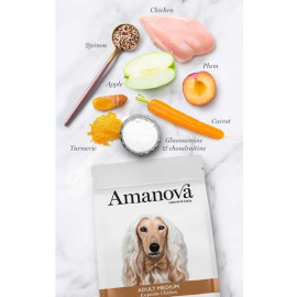 Amanova Dog Adult Medium Exquisite Chicken - kurczak 12kg