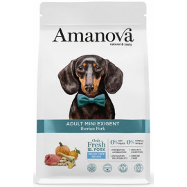 Amanova Dog Adult Mini Exigent Iberian Pork - wieprzowina 7kg