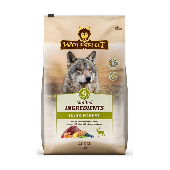 Wolfsblut Dog Limited Ingredients Dark Forest - dziczyzna i bataty 9kg