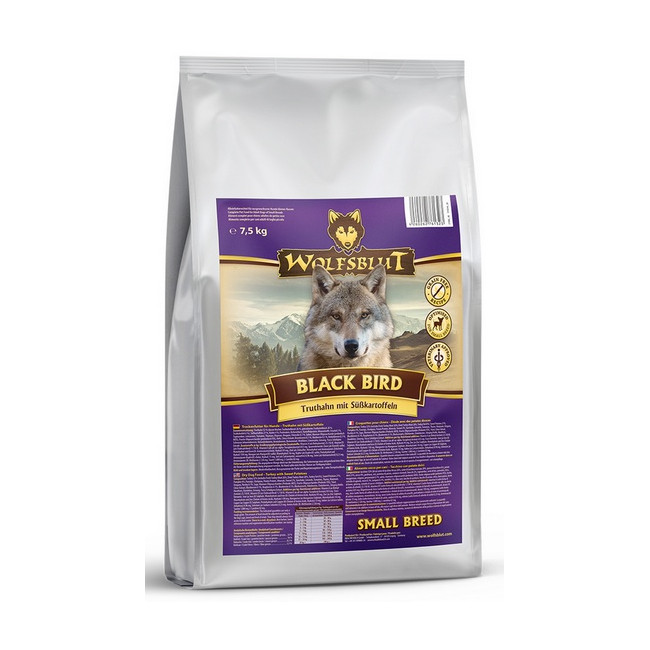Wolfsblut Dog Black Bird Adult Small - indyk i bataty 7,5kg