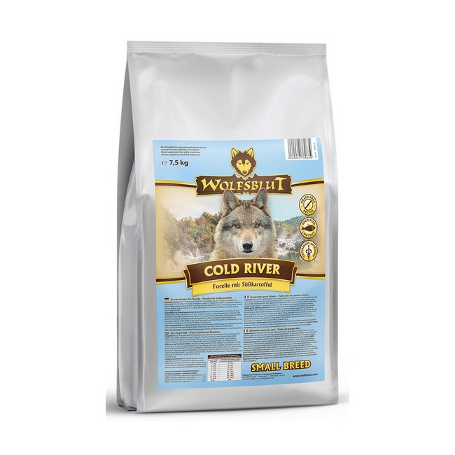 Wolfsblut Dog Cold River Small - pstrąg i bataty 7,5kg