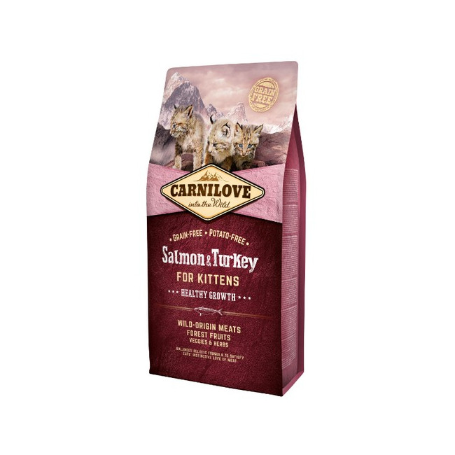 Carnilove Cat Salmon & Turkey for Kittens - łosoś i indyk 6kg