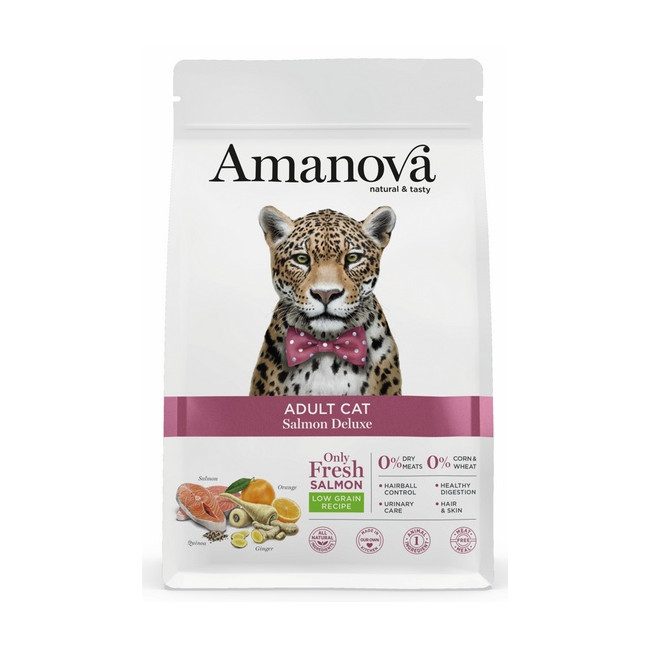 Amanova Cat Adult Salmon Deluxe - łosoś 6kg
