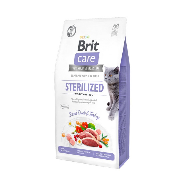 Brit Care Cat Grain Free Sterilized Weight Control 7kg