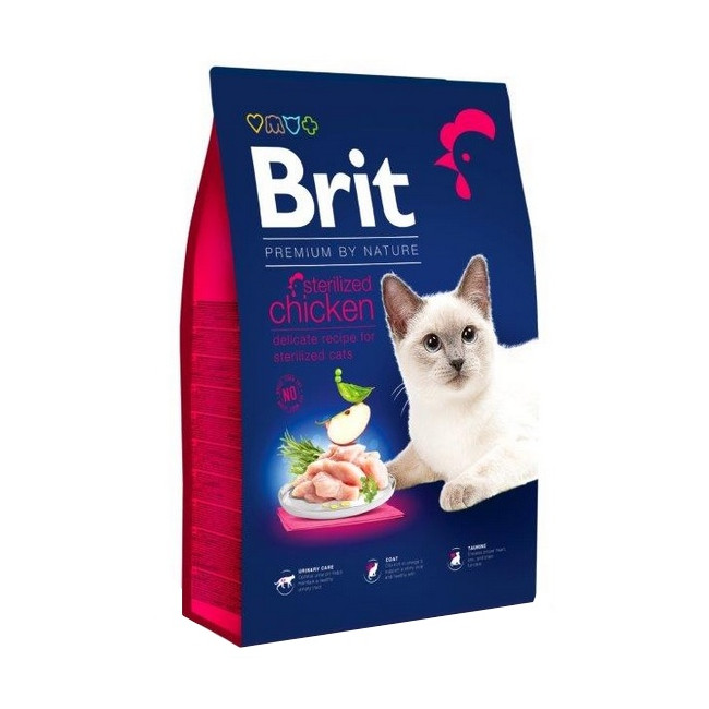 Brit Premium By Nature Cat Sterilized Chicken 8kg