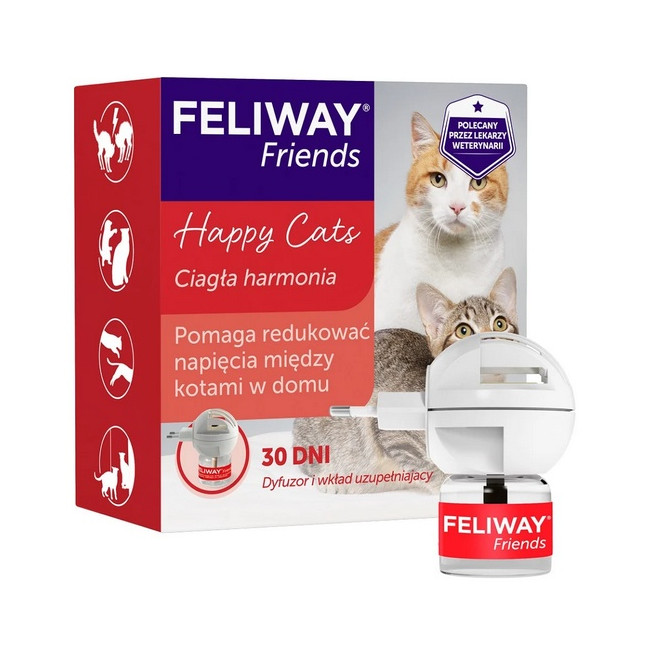 Feliway Friends - kocie feromony Zestaw Startowy (Dyfuzor+wkład)