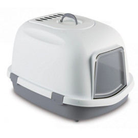 Stefanplast Toaleta Jumbo z filtrem dla dużych kotów szara [96889]