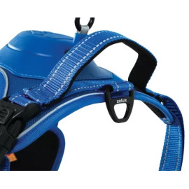 Zolux Szelki ze smyczą automatyczną Easyride L niebieskie