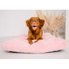 MIMIKO Pets Legowisko Shaggy prostokątne XXL 115x75cm różowe