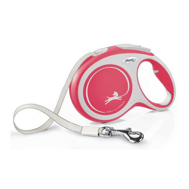 Flexi New Comfort Smycz taśma L 8m czerwona [FL-3806]